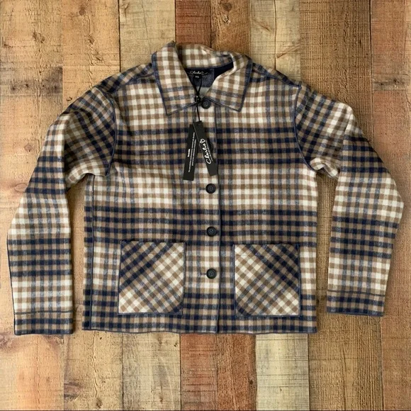 Charlie b collections reversible fall plaid button up coat - Picture 4 of 9